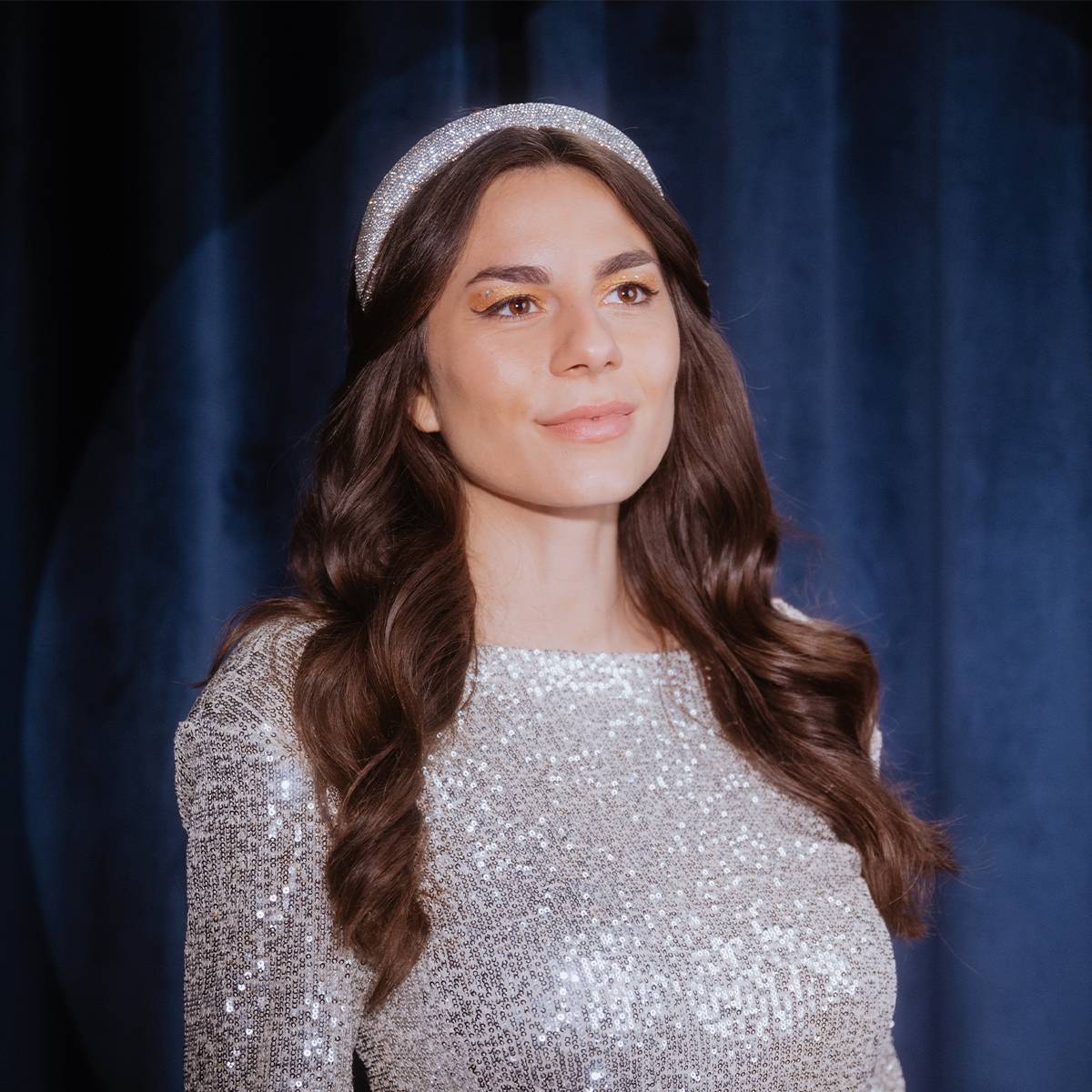 Инвизибабл Ободок со стразами Eclipse Stardust Crown (Invisibobble, Hairhalo) фото 1