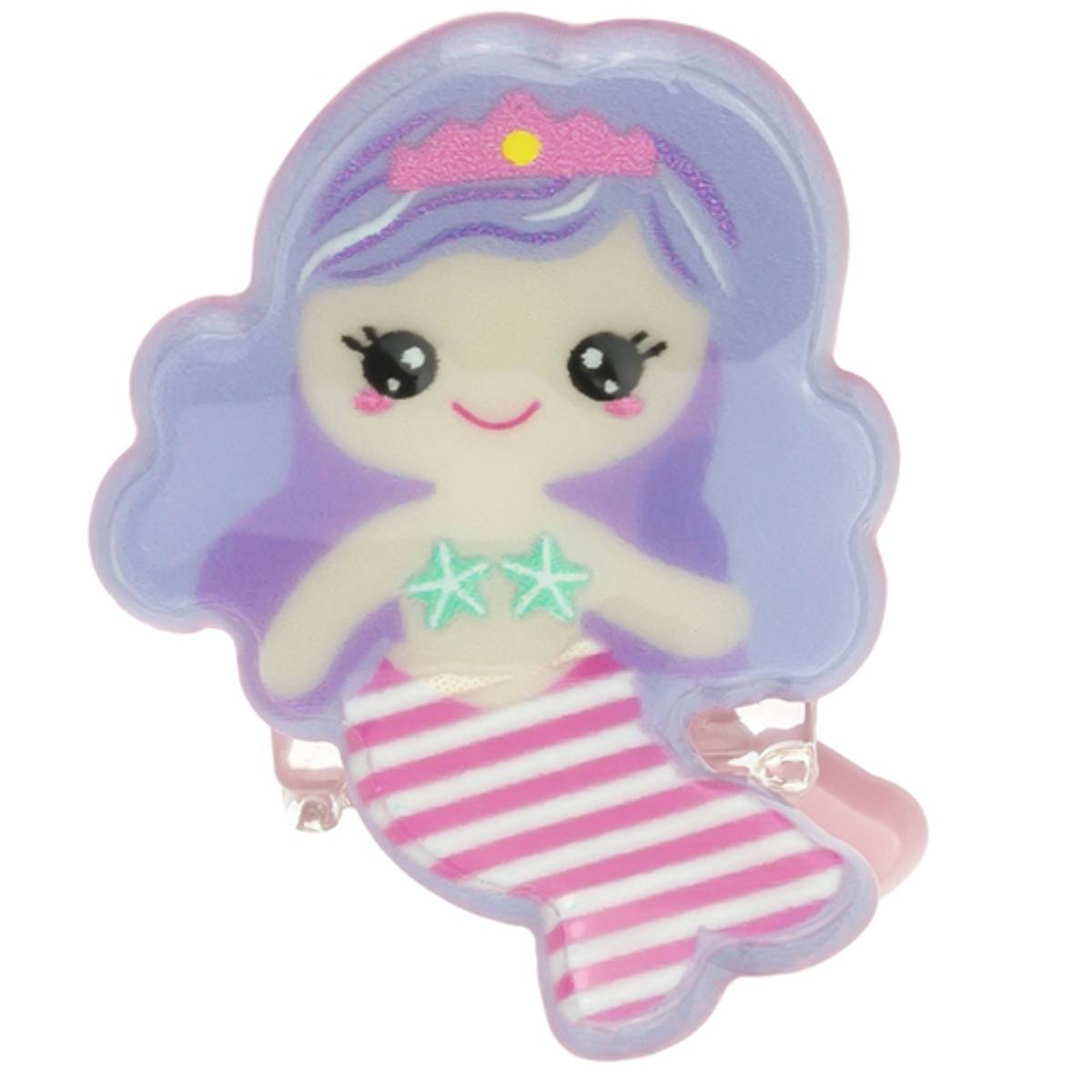 Инвизибабл Мини заколки-крабики для волос детские Mermaid Dreams, 4 шт (Invisibobble, Clipstar) фото 4