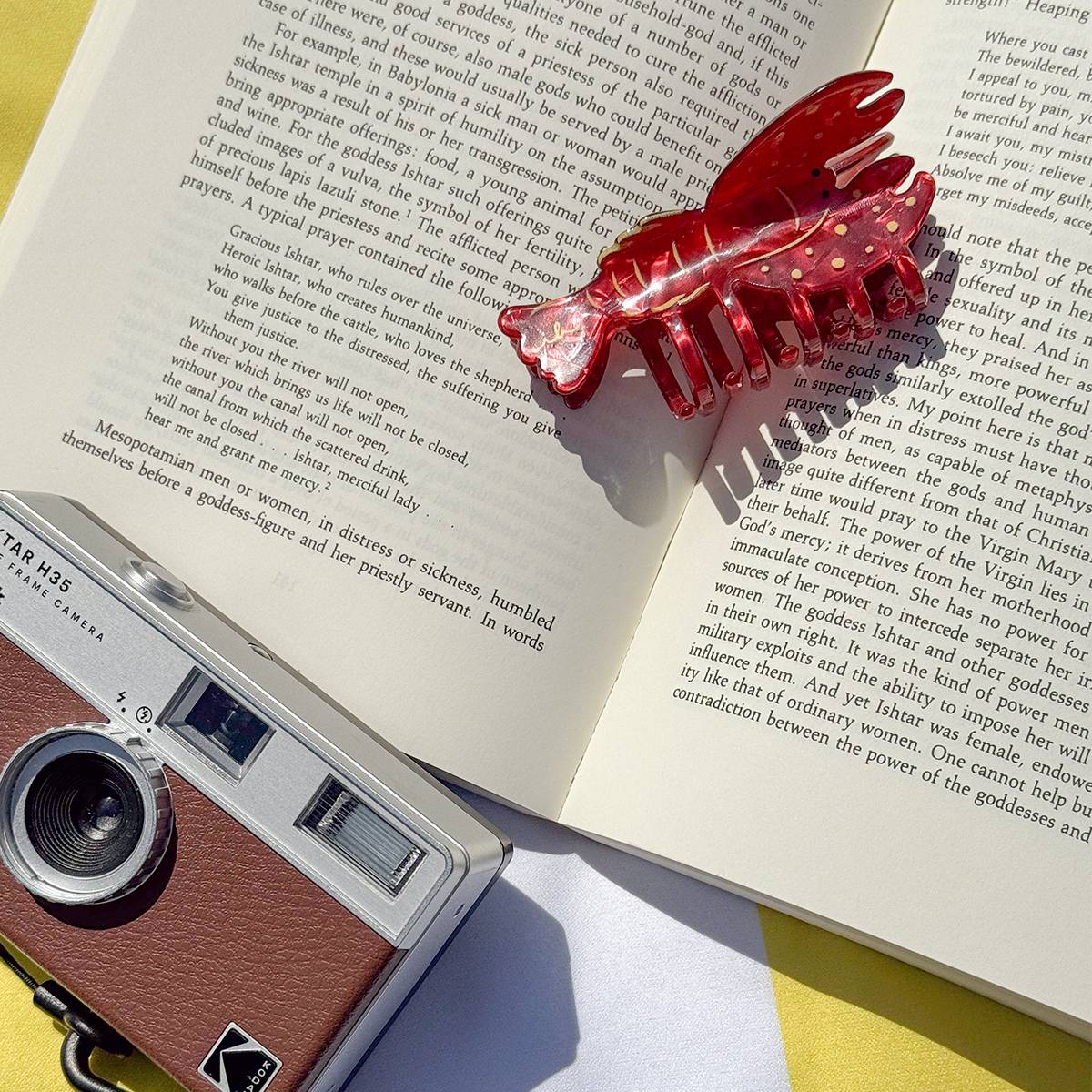 Инвизибабл Заколка-крабик Summer in Capri Lobster Lover, размер M (Invisibobble, Clipstar) фото 1