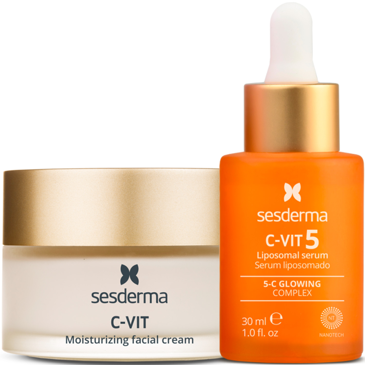 Сесдерма Программа Anti-Age основной и дополнительный уход: крем 50 мл + сыворотка 30 мл (Sesderma, C-Vit) фото 5