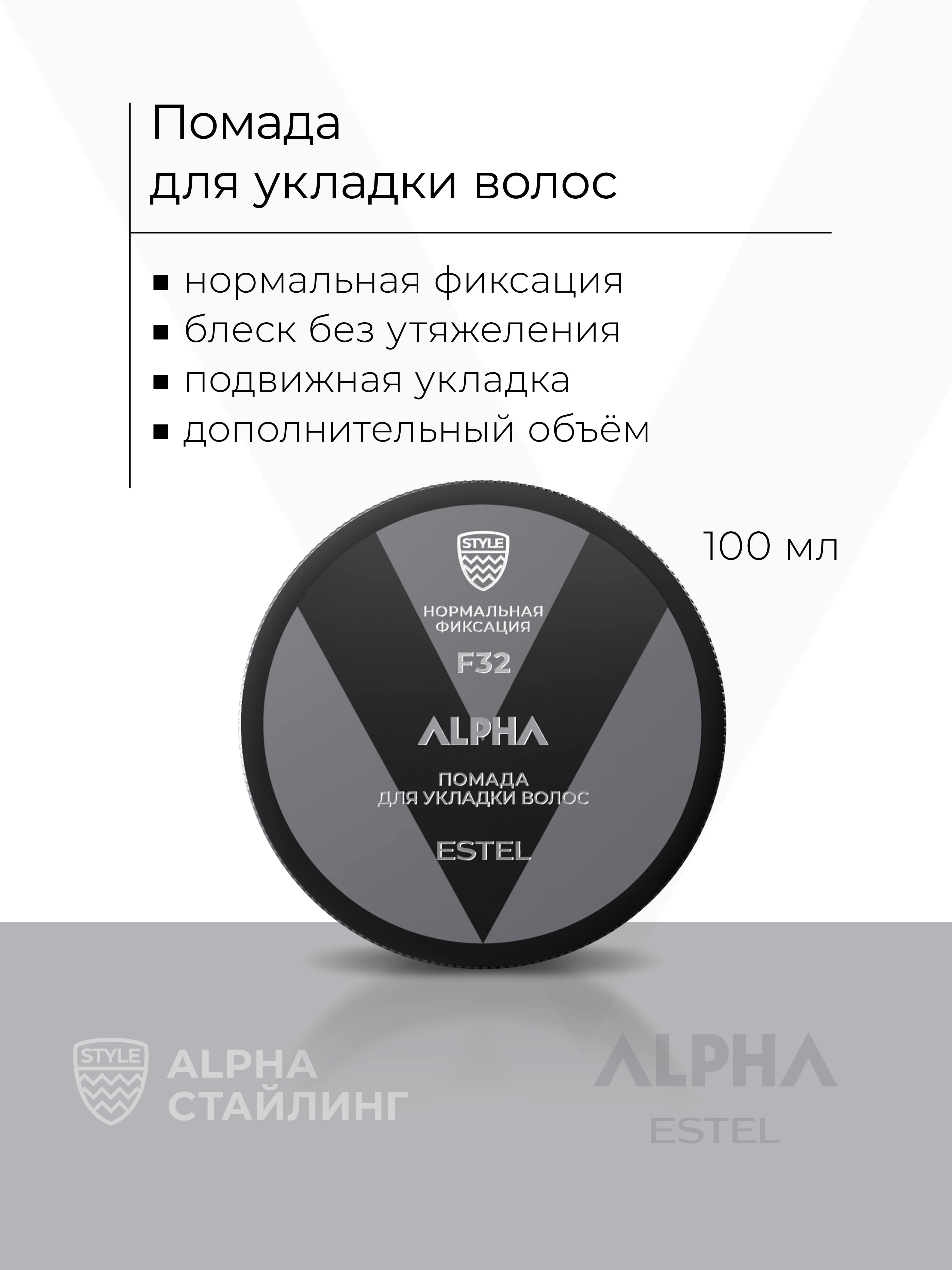 Эстель Помада для укладки волос нормальной фиксации, 100 мл (Estel, Alpha) фото 1