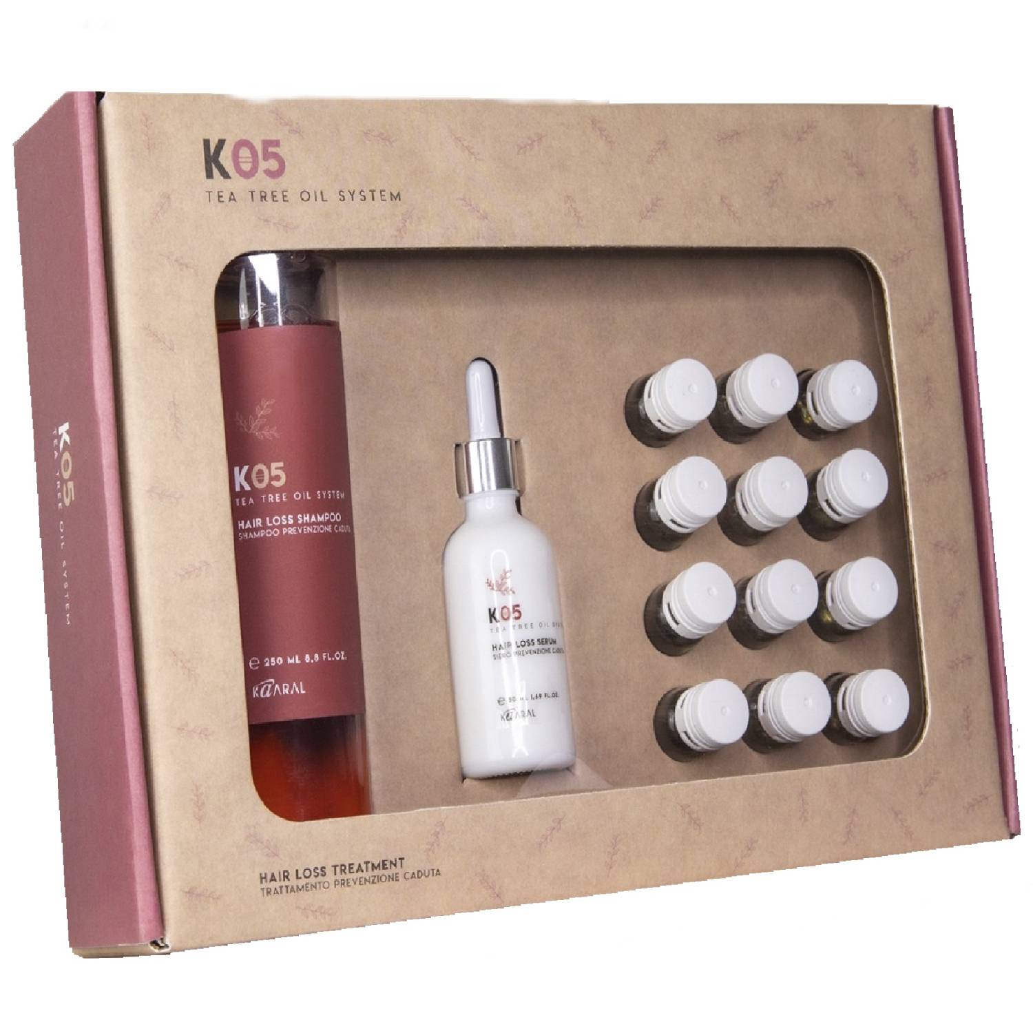Каарал Набор против выпадения волос Hair Loss Tratment (Kaaral, K05) фото 0
