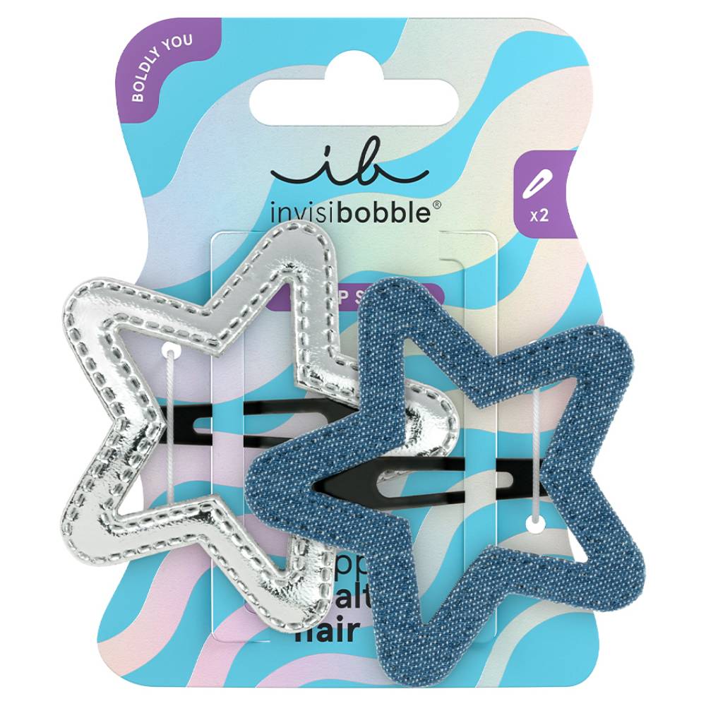 Инвизибабл Заколка для волос Starlight Serenade, 2 шт (Invisibobble, Clipstar) фото 0