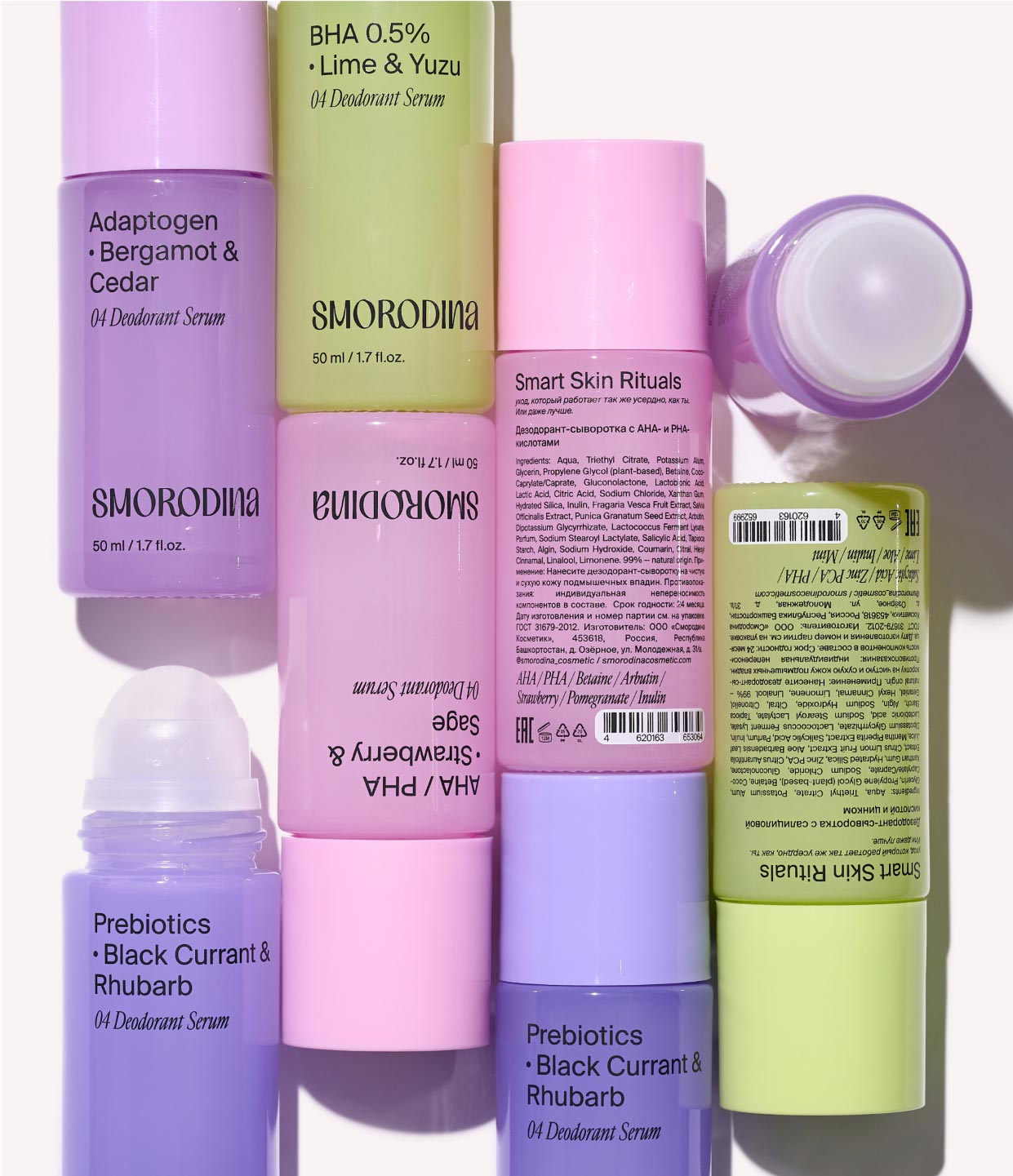 Смородина Дезодорант-сыворотка с пребиотиком, 50 мл (SmoRodina, Body) фото 4