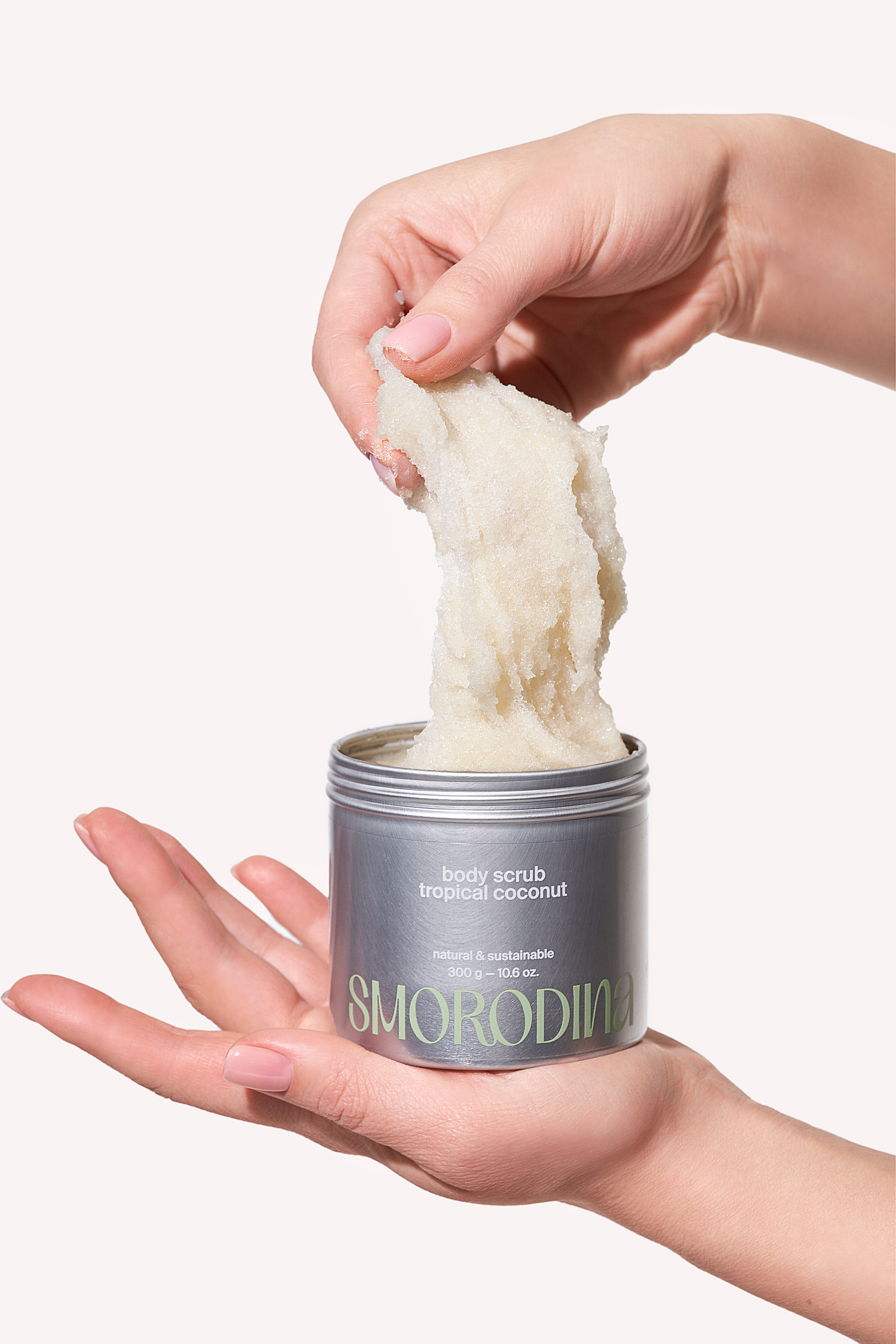 Смородина Cахарно-соляной скраб-желе для тела «Тропический кокос», 300 г (SmoRodina, Body) фото 2