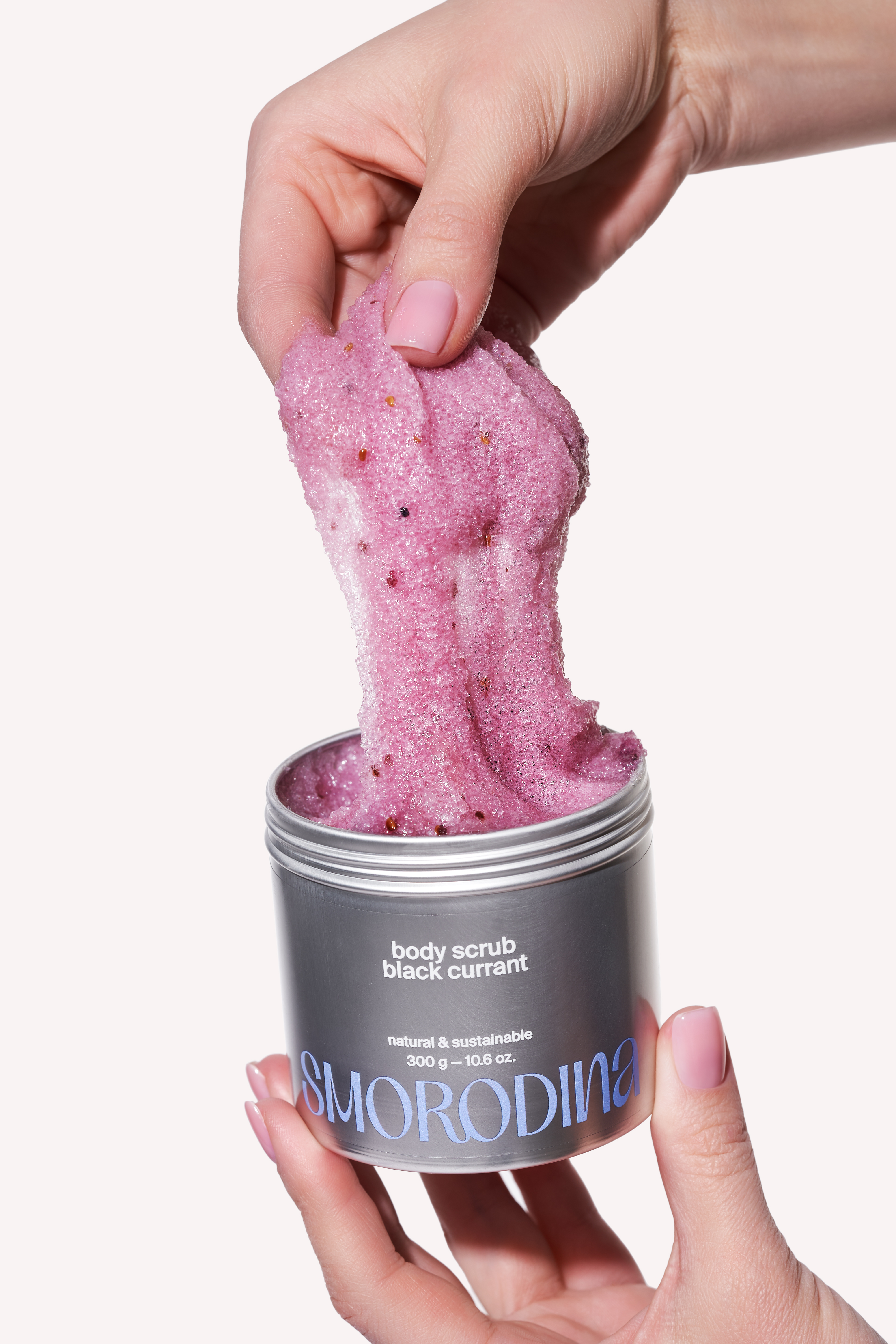 Смородина Cахарно-соляной скраб-желе для тела «Чёрная смородина», 300 мл (SmoRodina, Body) фото 2