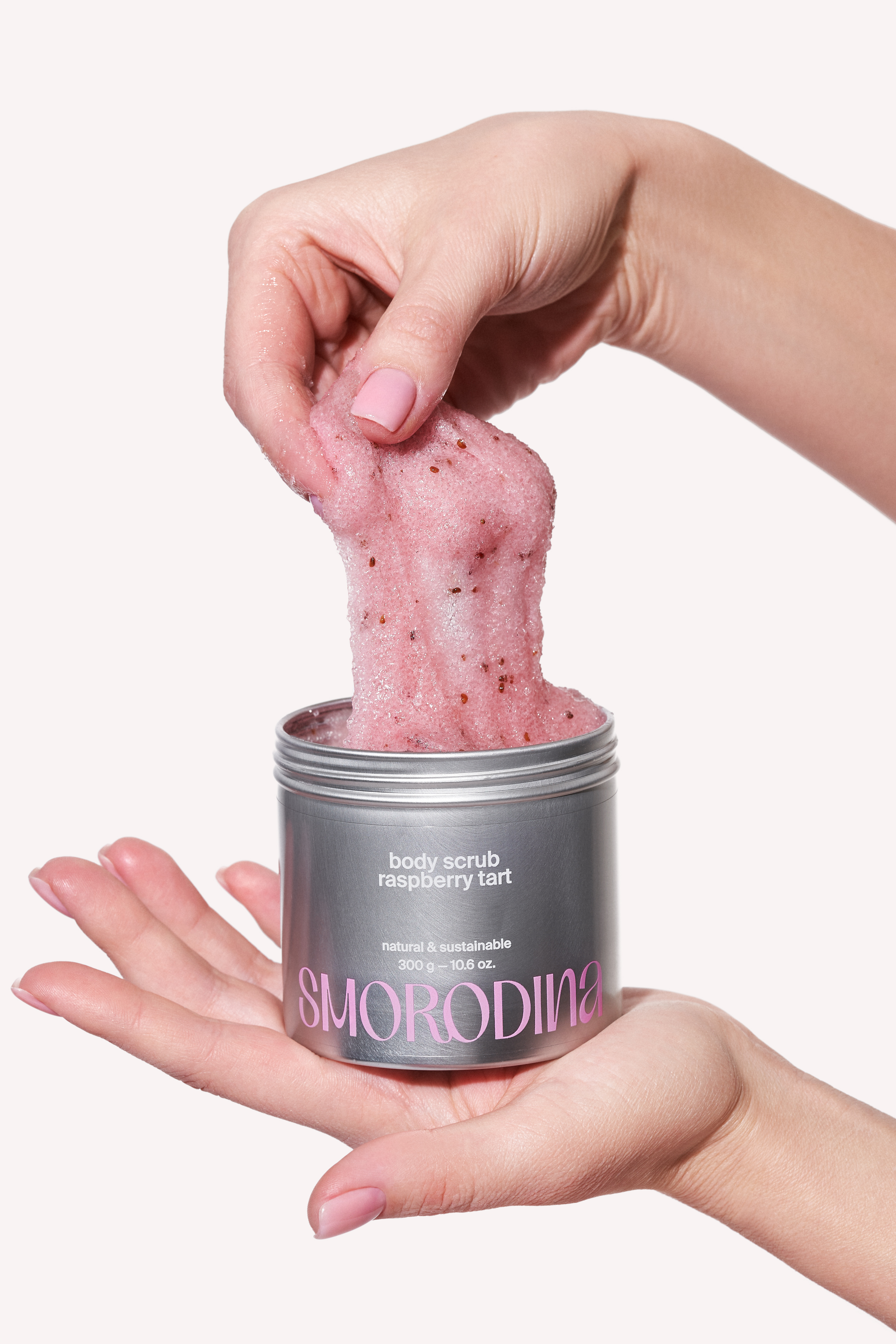 Смородина Cахарно-соляной скраб-желе для тела «Малиновый тарт», 300 г (SmoRodina, Body) фото 2