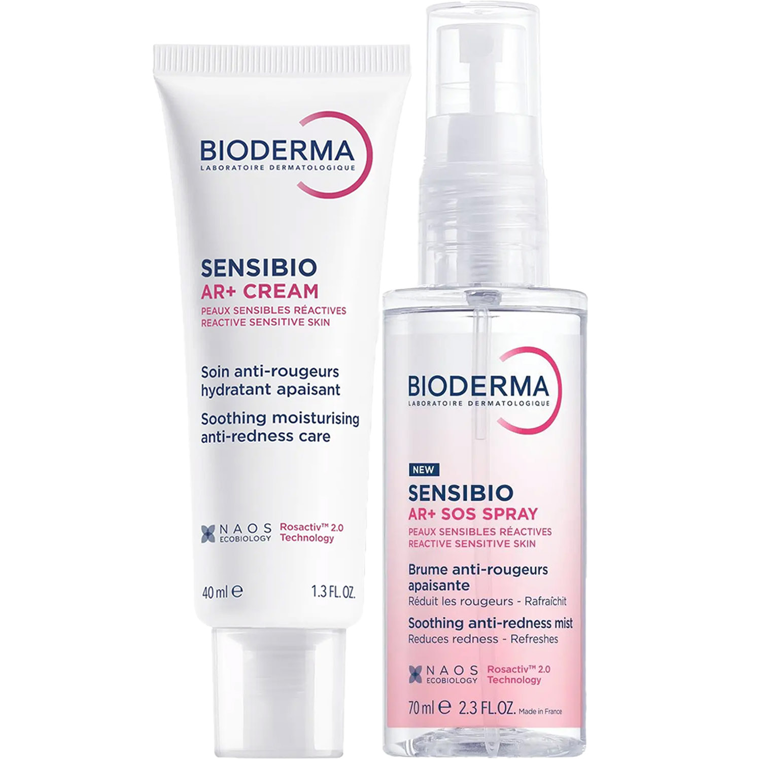 Биодерма Программа Sensibio AR основной и дополнительный уход: крем 40 мл + SOS спрей 70 мл (Bioderma, Sensibio) фото 5