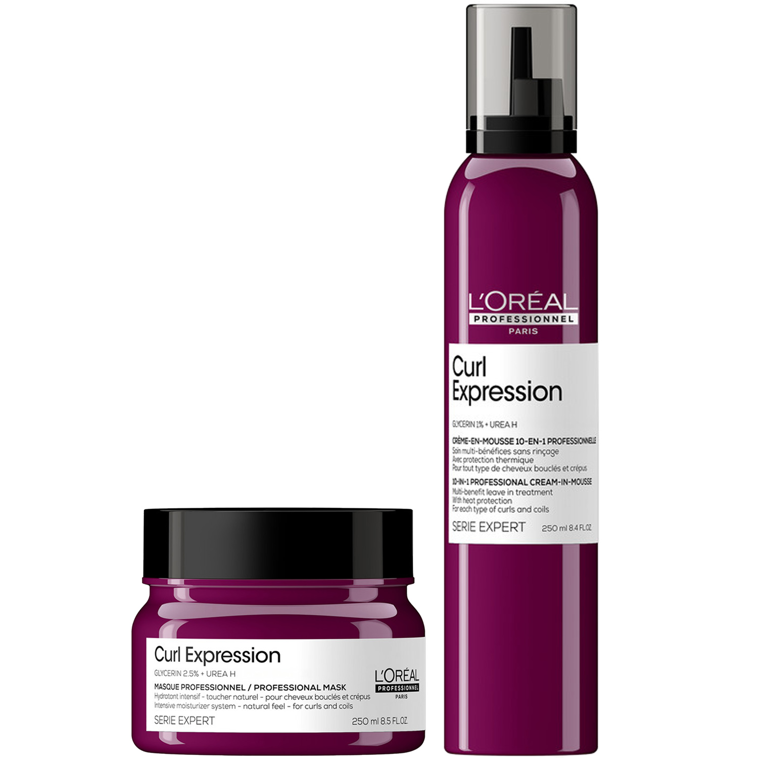 Лореаль Профессионель Программа Curl Expression дополнительный уход: маска 250 мл + крем-мусс 250 мл (L'oreal Professionnel, Serie Expert) фото 5