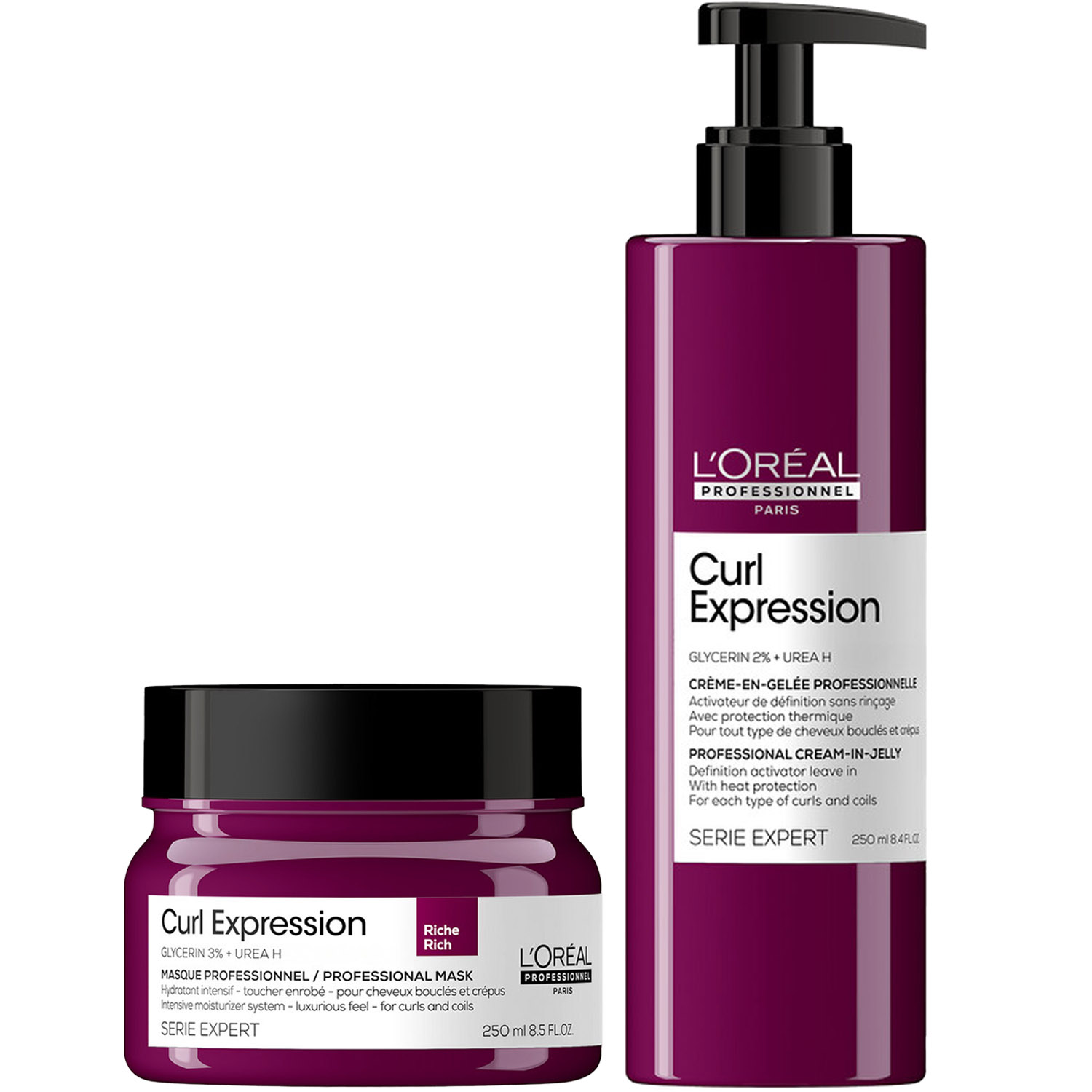 Лореаль Профессионель Программа Curl Expression дополнительный уход: маска 250 мл + крем-гель 250 мл (L'oreal Professionnel, Serie Expert) фото 5