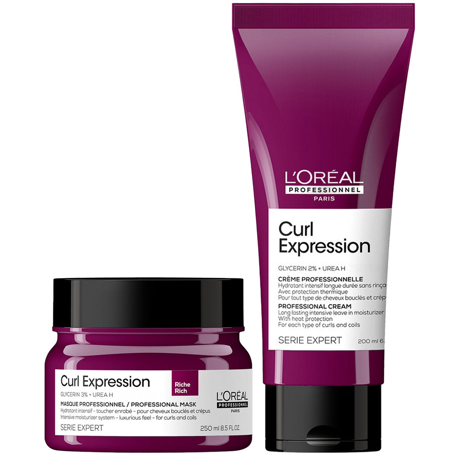 Лореаль Профессионель Программа Curl Expression дополнительный уход: маска 250 мл + крем-уход 200 мл (L'oreal Professionnel, Serie Expert) фото 5