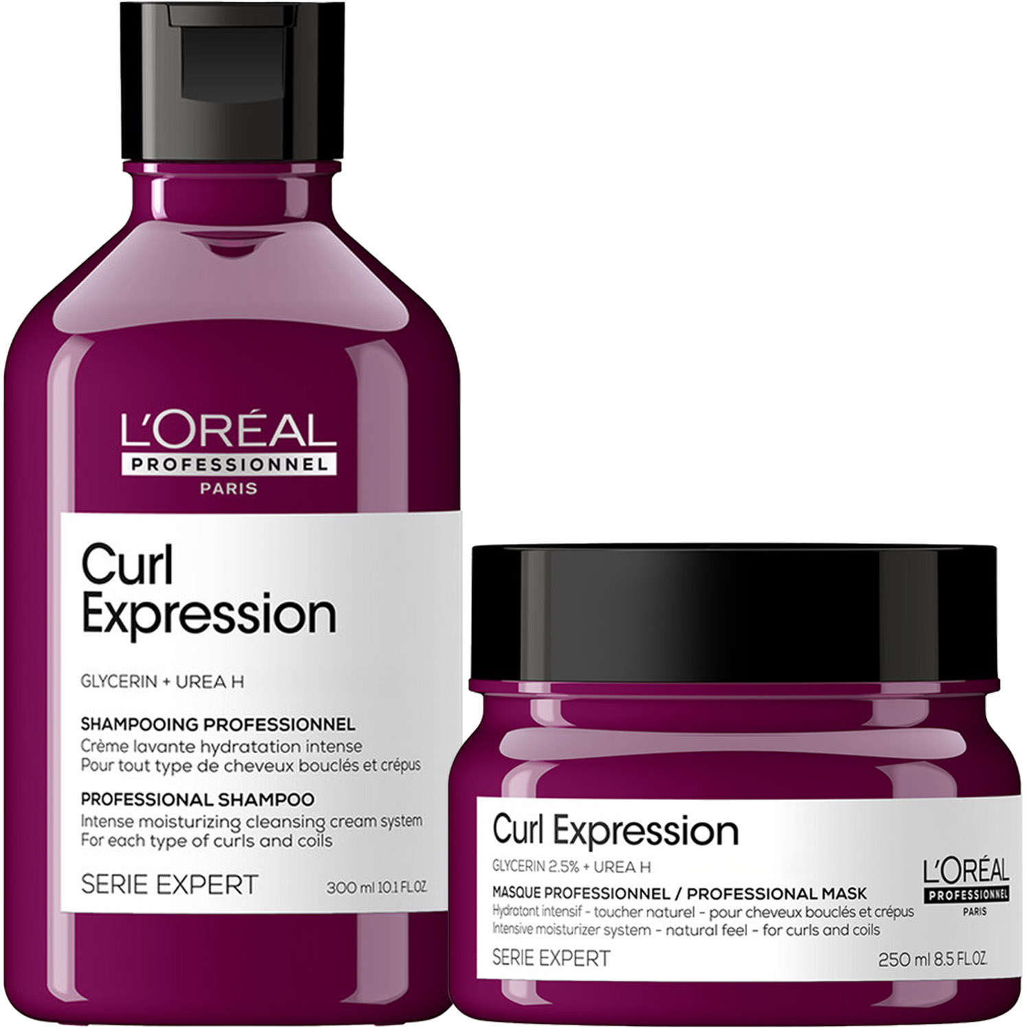 Лореаль Профессионель Программа Curl Expression базовый уход: увлажняющий шампунь 300 мл + маска 250 мл (L'oreal Professionnel, Serie Expert) фото 5