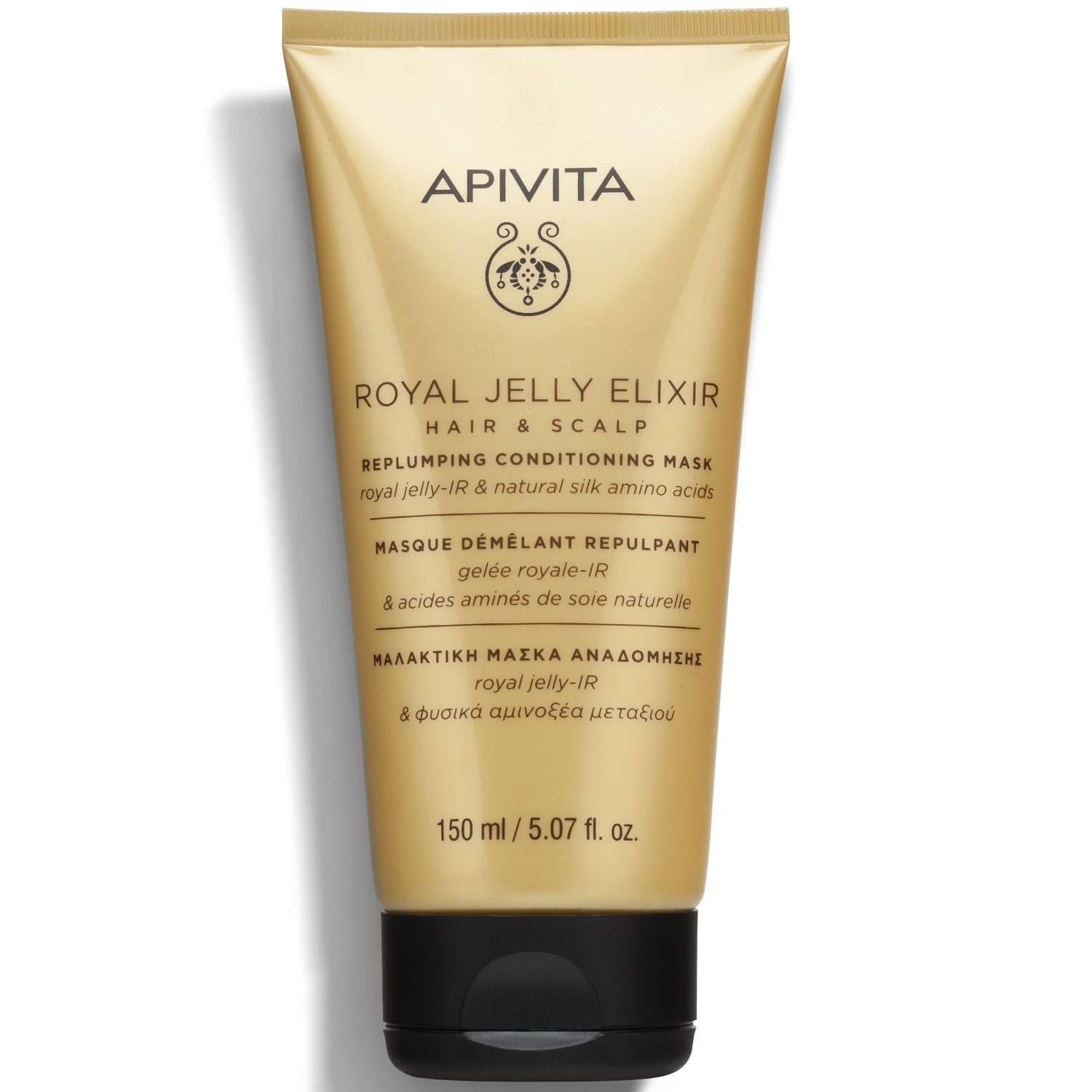Апивита Восстанавливающая маска-кондиционер для волос и кожи головы «Эликсир маточного молочка», 150 мл (Apivita, Hair) фото 0