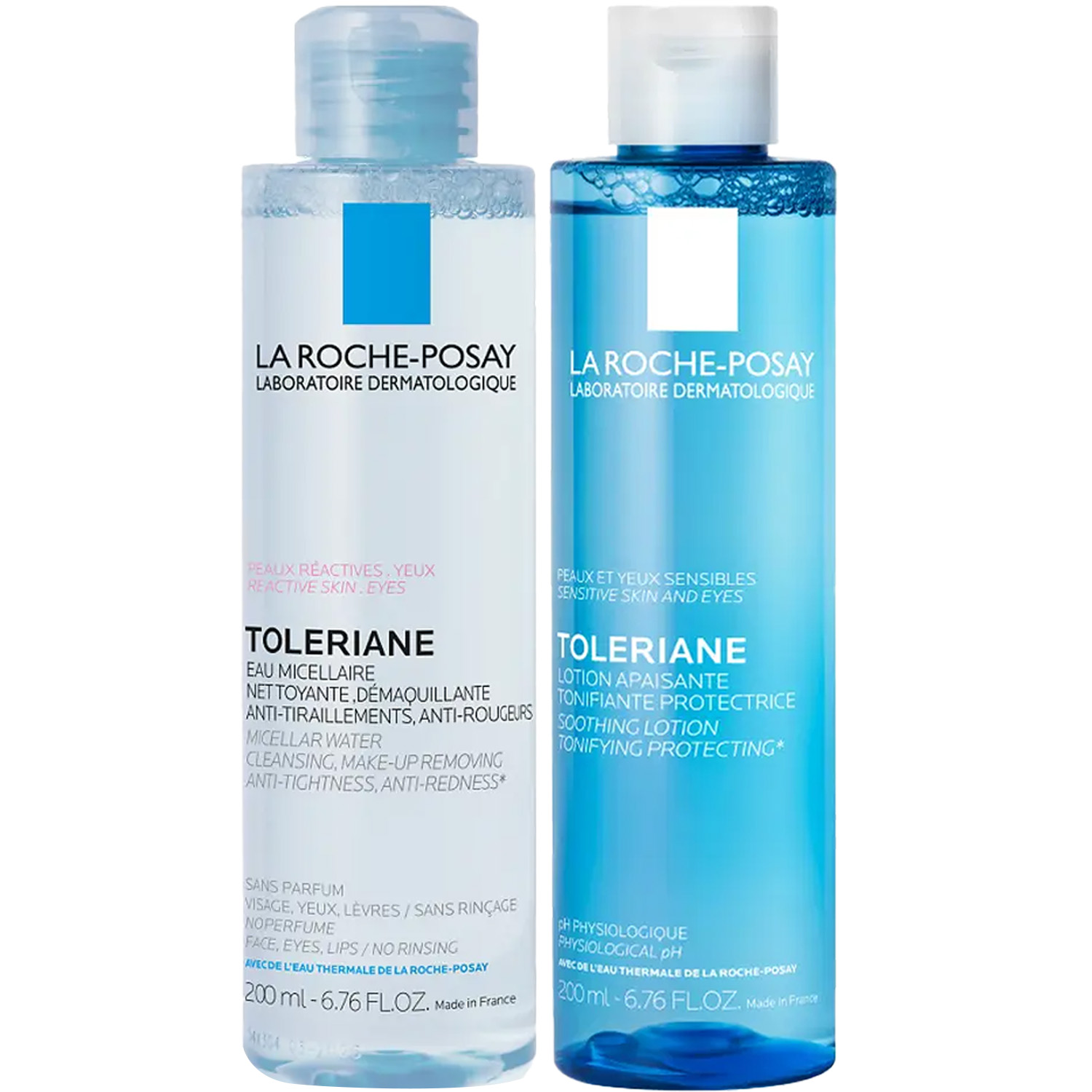 Ля Рош Позе Программа Toleriane очищение: мицеллярная вода 200 мл + тоник 200 мл (La Roche-Posay, Toleriane) фото 5