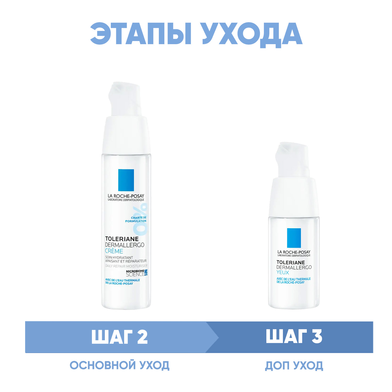 Ля Рош Позе Программа Toleriane основной и дополнительный уход: интенсив крем 40 мл + крем для век 20 мл (La Roche-Posay, Toleriane) фото 1
