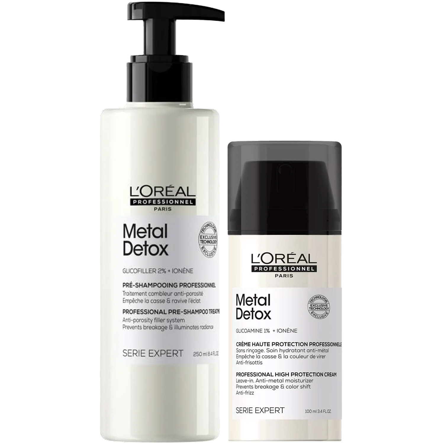 Лореаль Профессионель Программа Metal Detox дополнительный уход: пре-шампунь 250 мл + крем 100 мл (L'oreal Professionnel, Serie Expert) фото 5