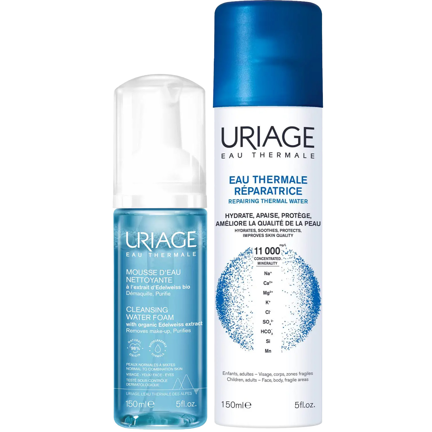 Урьяж Программа Age Lift очищение: мусс 150 мл + термальная вода 150 мл (Uriage, Age Lift) фото 5