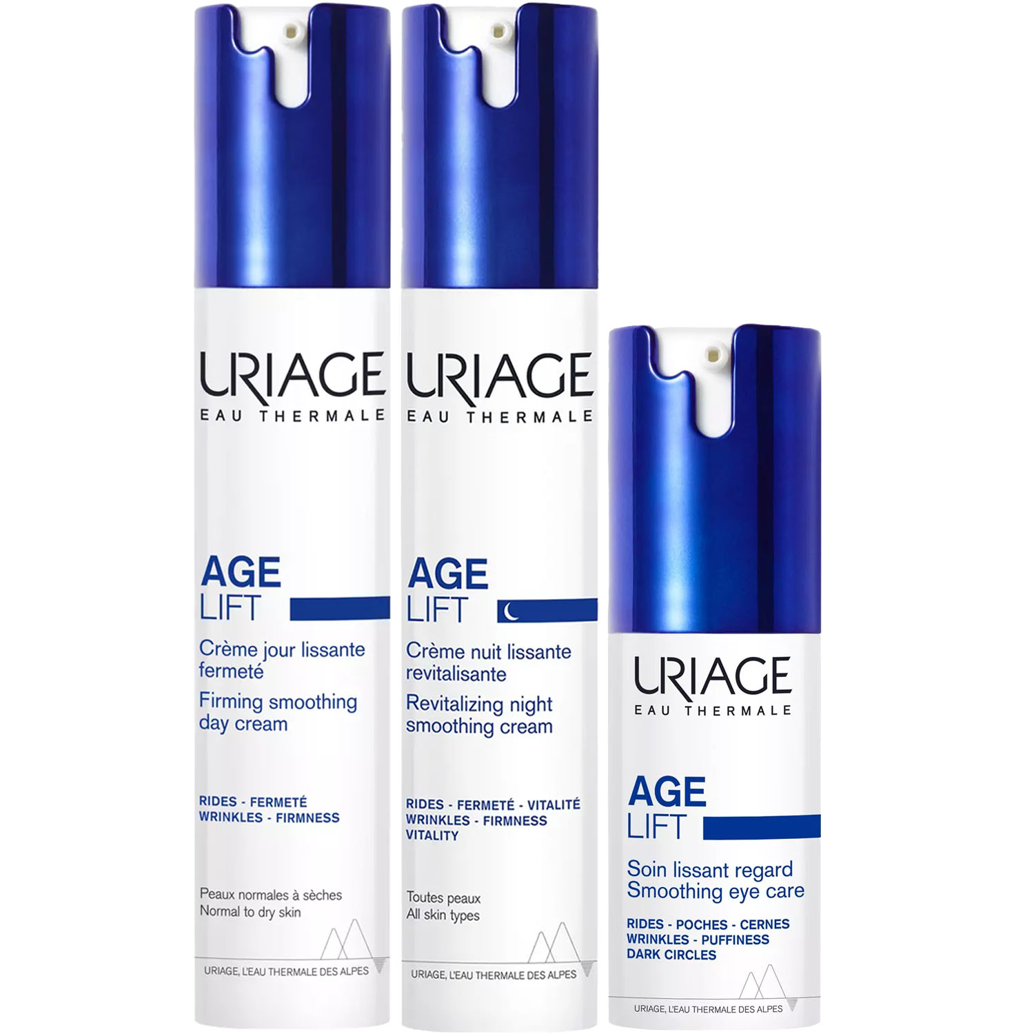 Урьяж Программа Age Lift основной и дополнительный уход: крем день 40 мл + крем ночь 40 мл + крем для век 15 мл (Uriage, Age Lift) фото 5