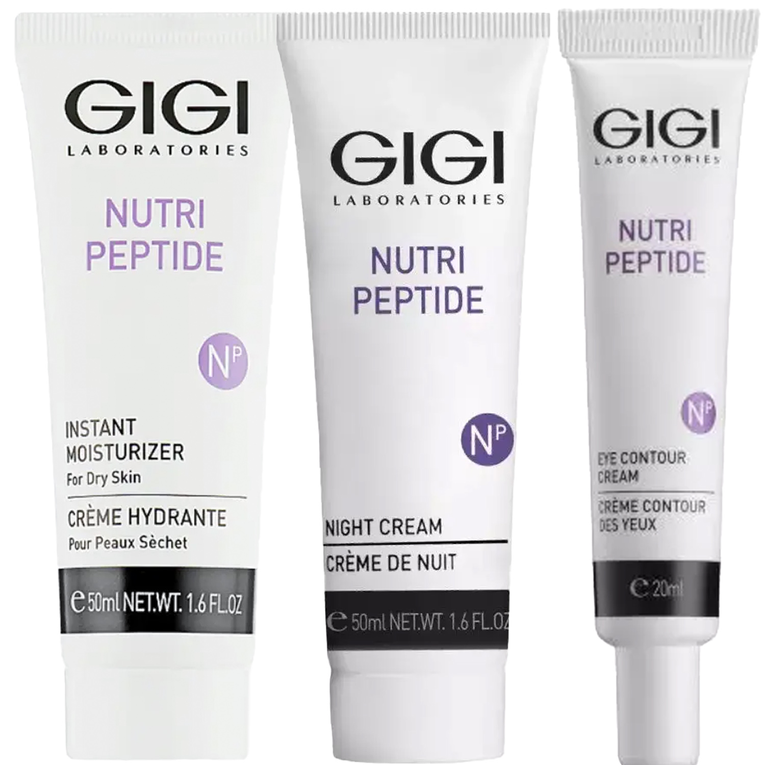 ДжиДжи Программа Nutri-Peptide основной + дополнительный уход: крем сух кожа 50 мл + крем ночь 50 мл + крем для век 20 мл (GiGi, Nutri-Peptide) фото 5