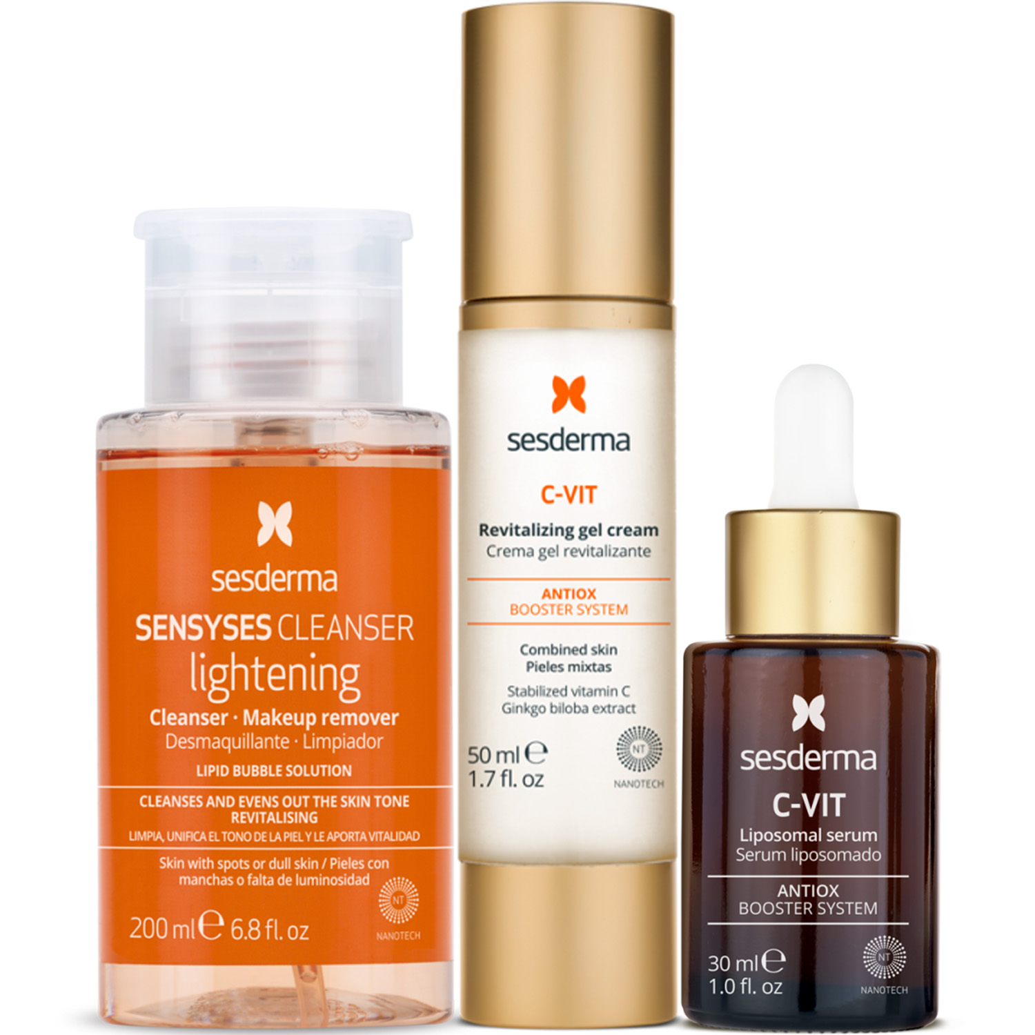 Сесдерма Программа C-Vit комплексный уход: лосьон 200 мл + крем-гель 50 мл + сыворотка 30 мл (Sesderma, C-Vit) фото 5