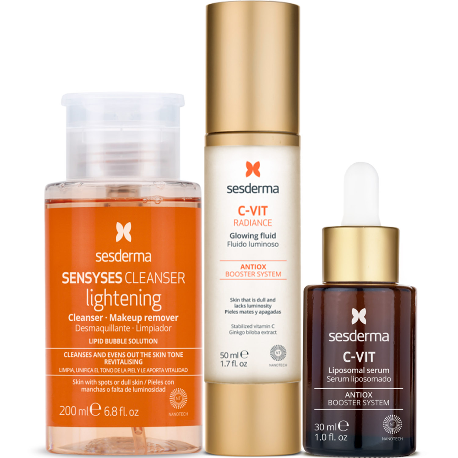 Сесдерма Программа C-Vit комплексный уход: лосьон 200 мл + флюид 50 мл + сыворотка 30 мл (Sesderma, C-Vit) фото 5