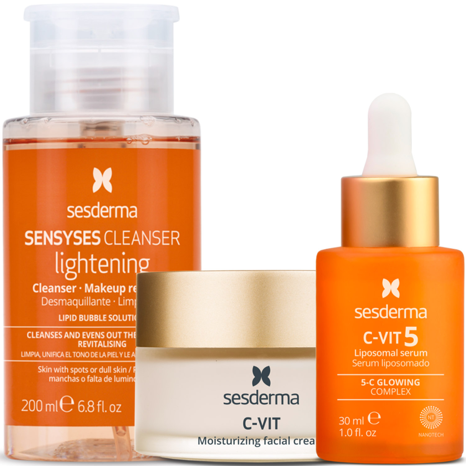 Сесдерма Программа C-Vit комплексный уход: лосьон 200 мл + крем 50 мл + сыворотка 30 мл (Sesderma, C-Vit) фото 5