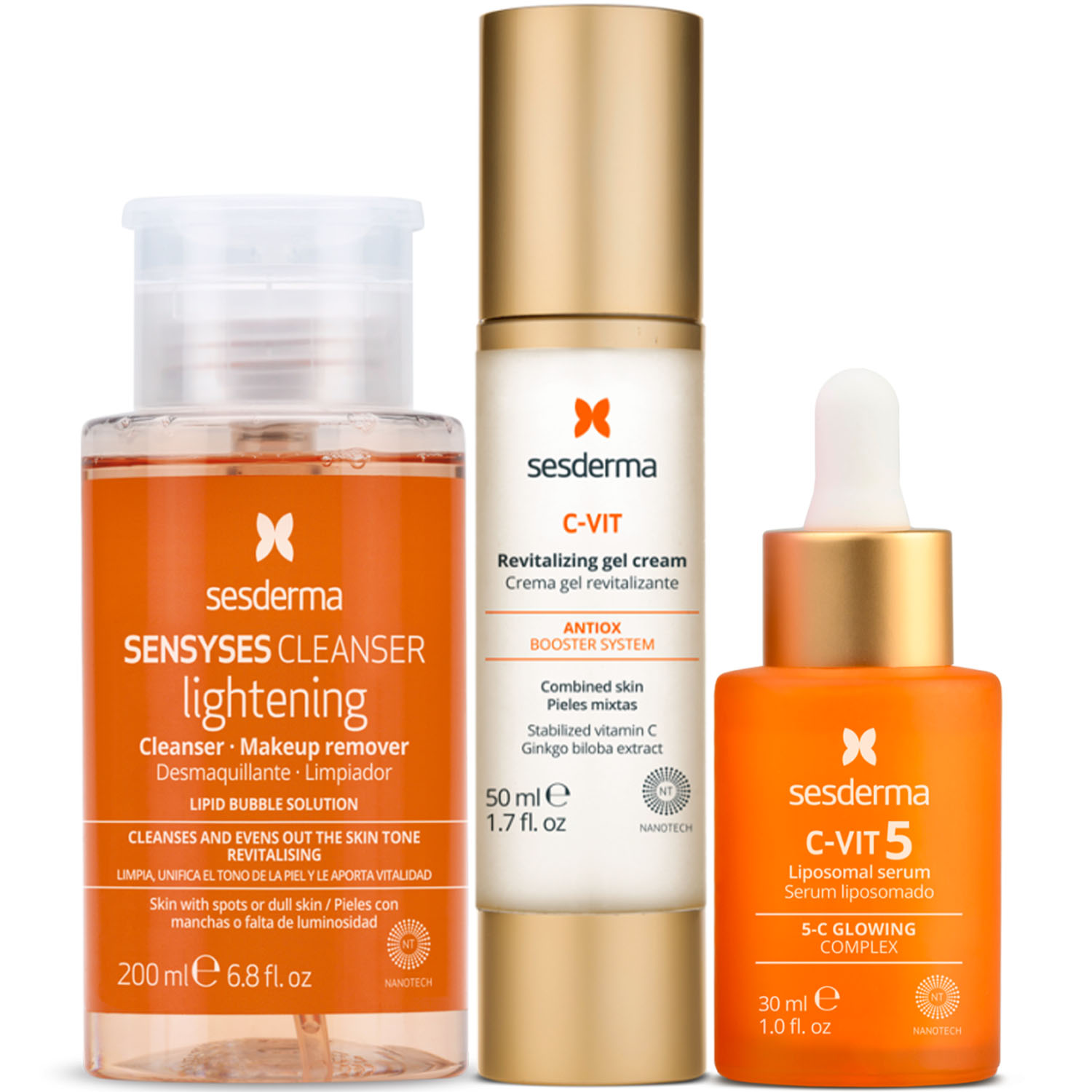 Сесдерма Программа C-Vit комплексный уход: лосьон 200 мл + крем-гель 50 мл + сыворотка 30 мл (Sesderma, C-Vit) фото 5