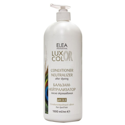 

ELEA PROFESSIONAL Бальзам-нейтрализатор после окрашивания рН 3,5, 1000 мл (ELEA PROFESSIONAL, Luxe Color), Luxe Color