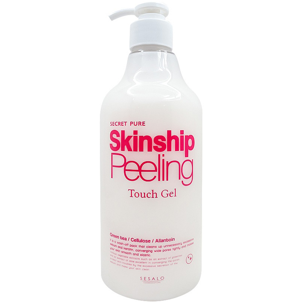 Елизавекка Увлажняющая пилинг-скатка для лица и тела Secret Pure Skinship Peeling Touch Gel, 500 мл (Elizavecca, Cleansing &Peeling) фото 0