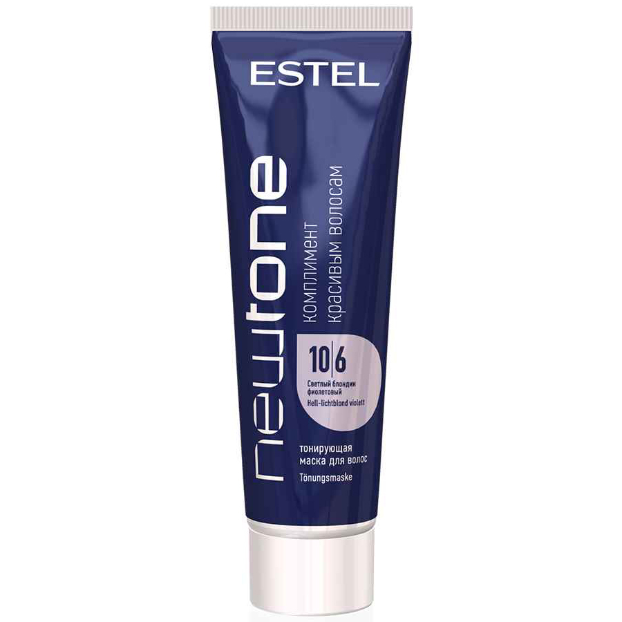 Estel Тонирующая маска для волос 10/6 светлый блондин фиолетовый, 60 мл (Estel, Newtone)