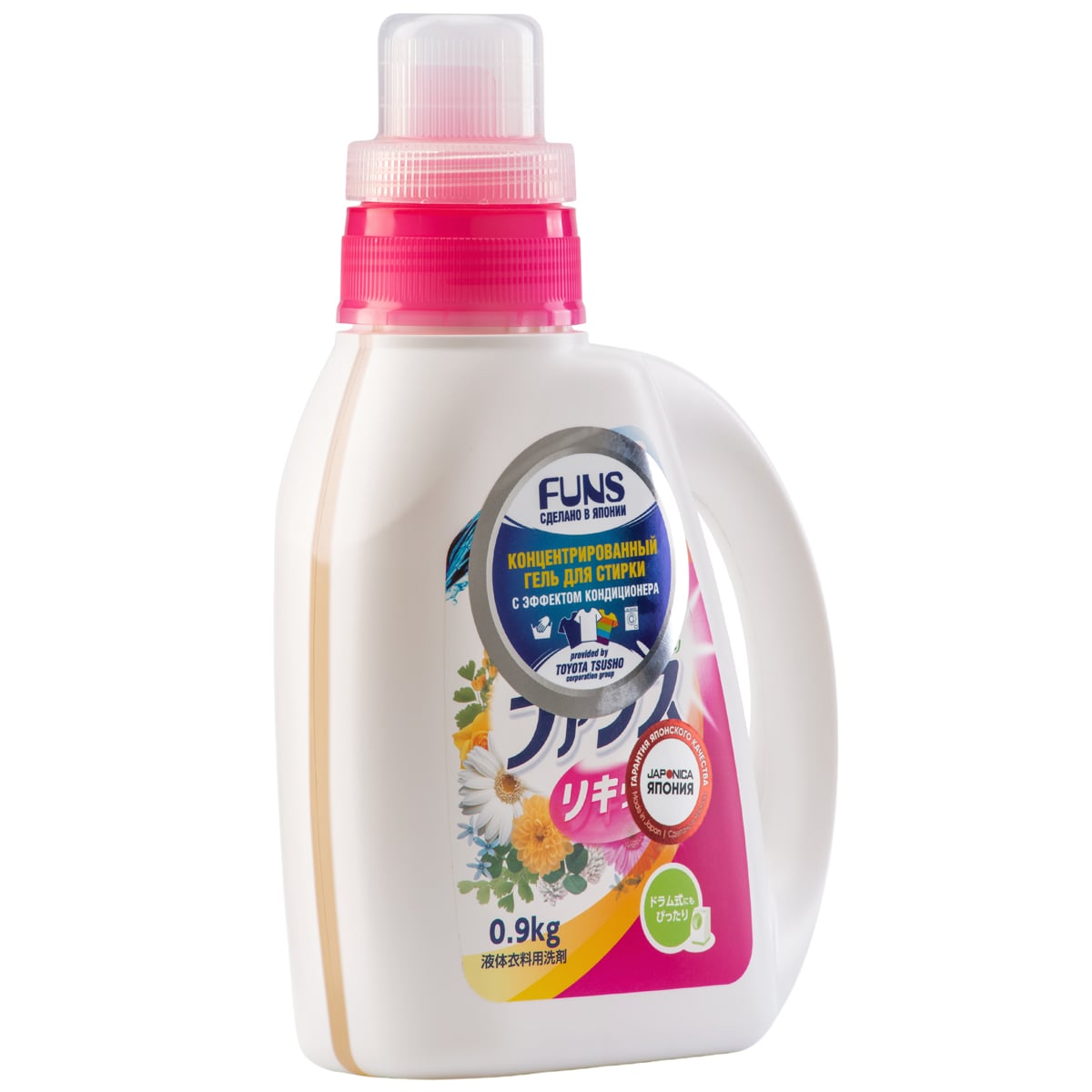Фанс Концентрированное жидкое средство для стирки 2 в 1, 0,9 кг (Funs, Для стирки) фото 2