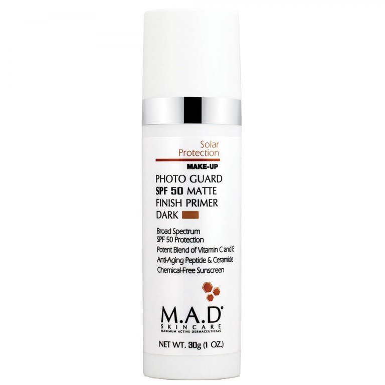 

M.A.D. Матирующий крем-праймер с защитой spf 50 dark, 30 мл (M.A.D., Sun Protection), Sun Protection