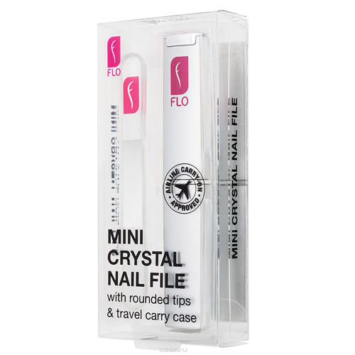 

FLO Пилочка FLO с кристаллами Прозрачная + футляр (FLO, Nail File), Nail File
