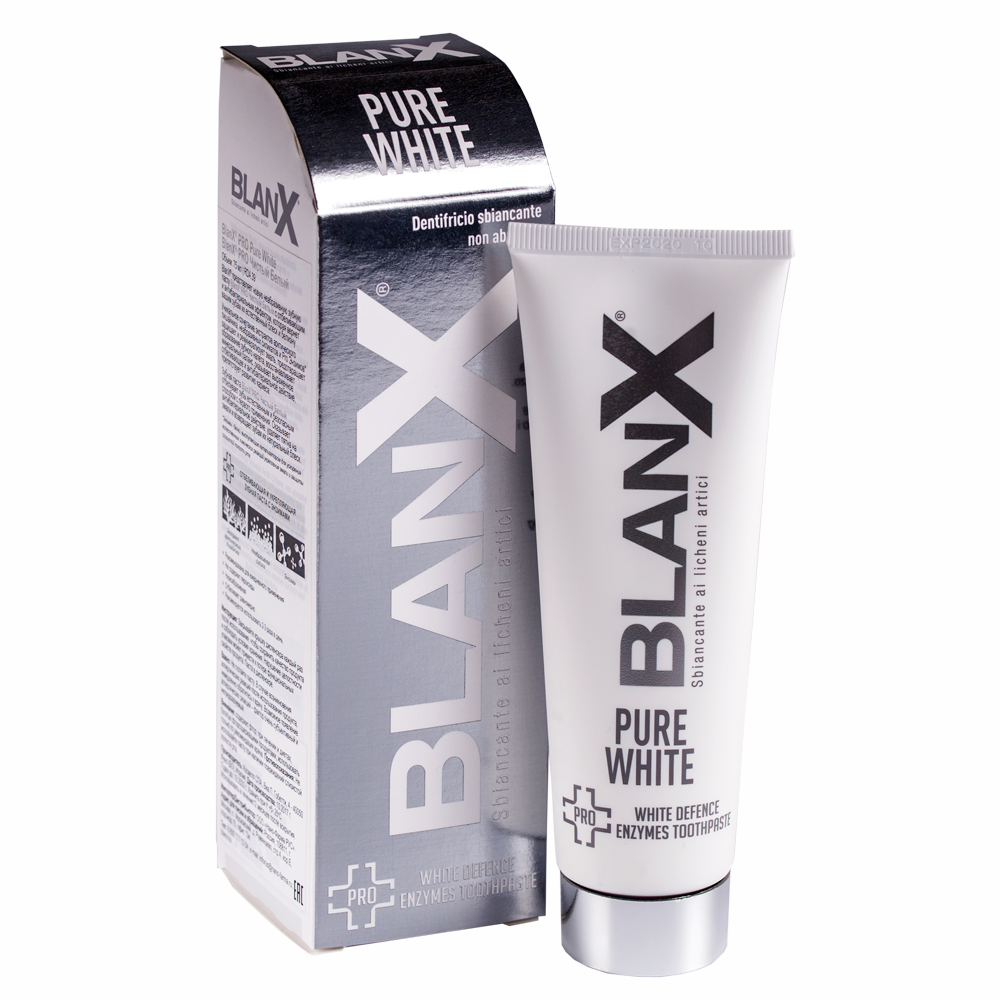 Бланкс Pro Pure White Зубная паста Про-чистый белый 75 мл (Blanx, Зубные пасты Blanx) фото 0