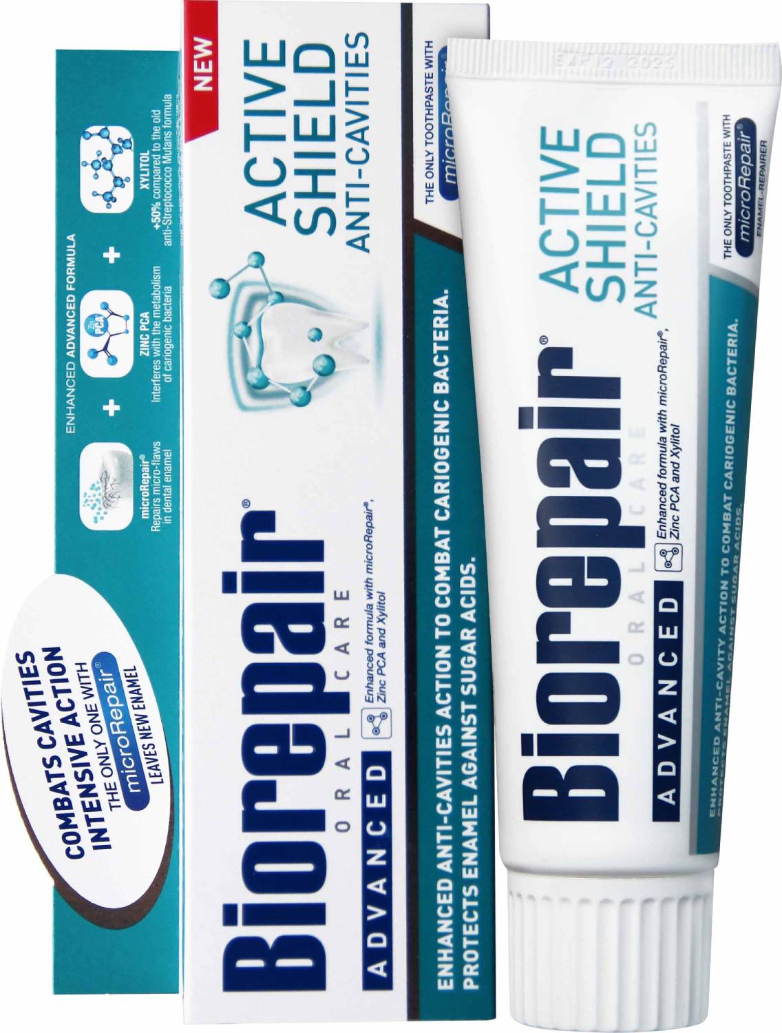 Купить Biorepair Зубная паста активная защита эмали зубов 75 мл (Biorepair, Отбеливание и лечение), Италия