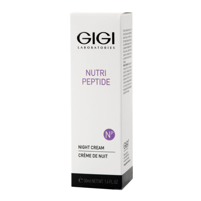 GiGi Пептидный ночной крем Night Cream, 50 мл (GiGi, Nutri-Peptide) gigi очищающий пептидный гель 60 мл gigi nutri peptide