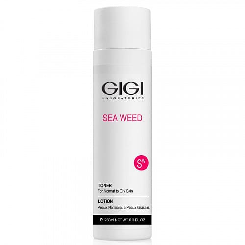 GiGi Тоник для жирной и комбинированной кожи Toner For Normal To Oily Skin, 250 мл (GiGi, Sea Weed) gigi мыло жидкое непенящееся soapless soap for normal to oily skin 100 мл gigi sea weed