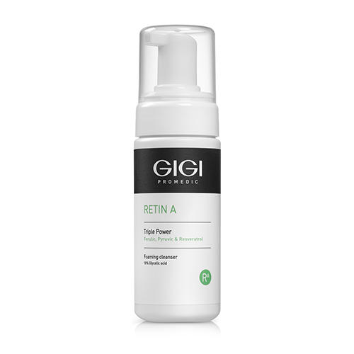 цена GiGi Очищающий мусс Triple Power Foaming Cleanser, 120 мл (GiGi, Retin A)