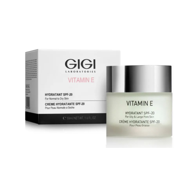 GiGi Увлажняющий крем для нормальной и сухой кожи Hydratant SPF 20, 50 мл (GiGi, Vitamin E) увлажняющий крем для лица spf 20 gigi vitamin e hydratant 50 мл