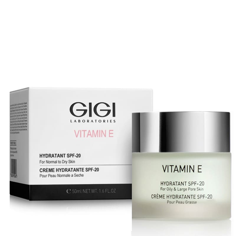 GIGI Увлажняющий крем для жирной кожи Hydratant SPF 20, 50 мл (GIGI, Vitamin E) от Pharmacosmetica.ru