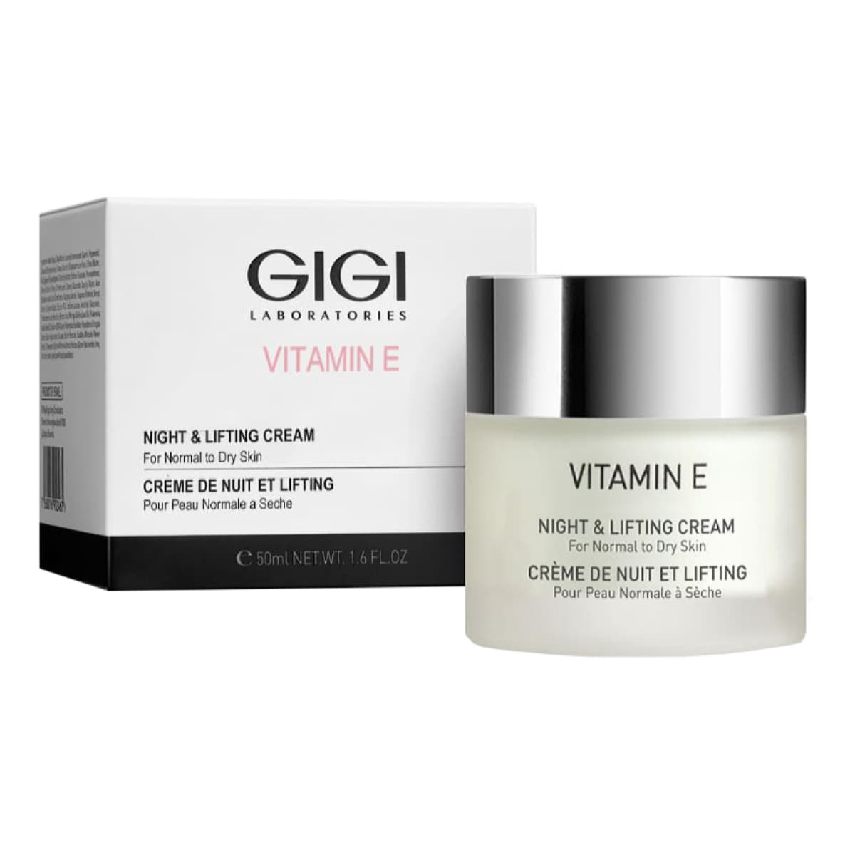 GiGi Ночной лифтинговый крем Night & Lifting Cream For Normal to Dry Skin, 50 мл (GiGi, Vitamin E) gigi крем vitamin e hydratant for normal to dry skin 50 мл