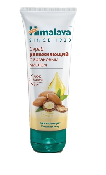 Хималайя Хербалз Увлажняющий скраб с аргановым маслом, 75 мл (Himalaya Herbals, Уход за лицом) фото 0
