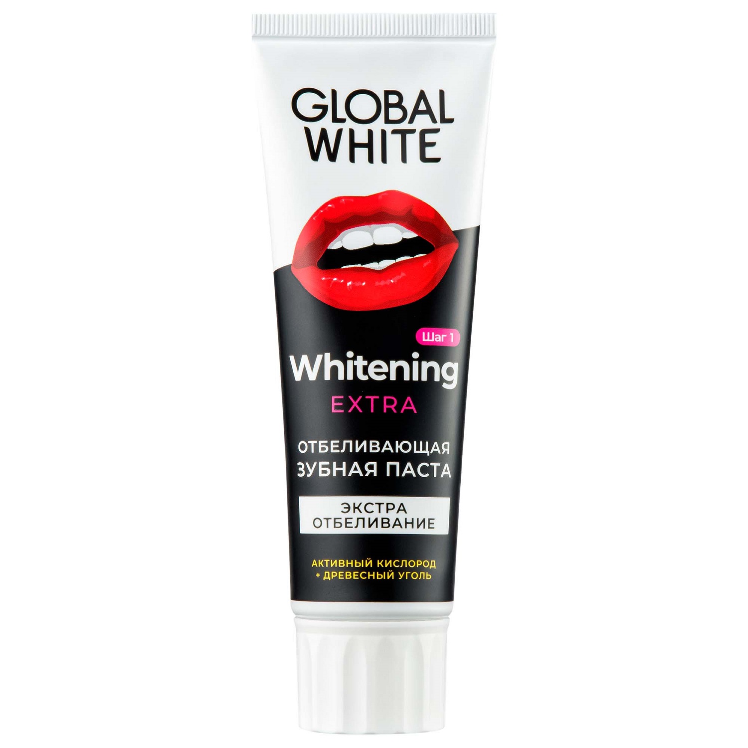 Глобал Уайт Отбеливающая зубная паста Extra Whitening, 100 г (Global White, Подготовка к отбеливанию) фото 0