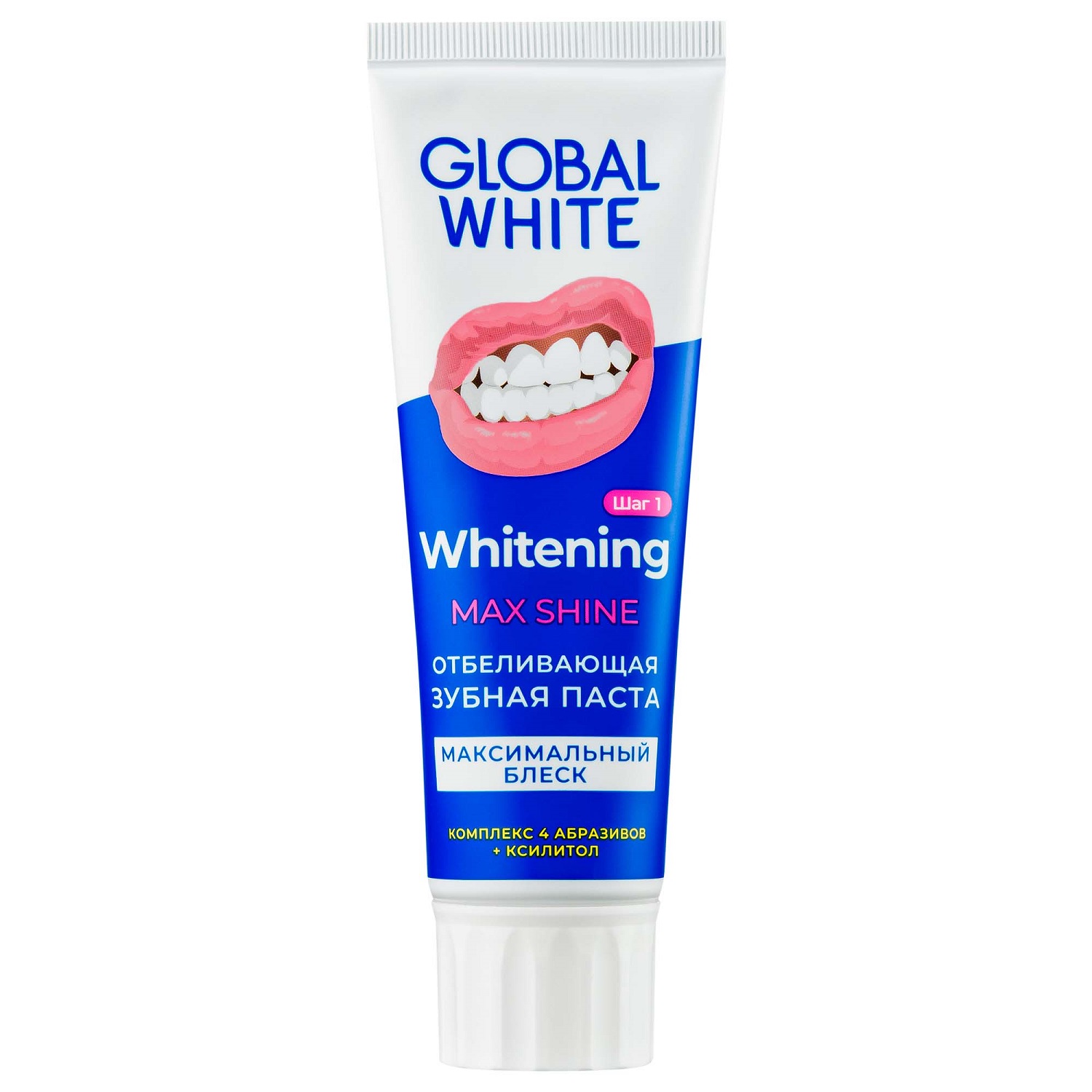 Купить Global White Отбеливающая зубная паста Max Shine, 100 г (Global White, Зубные пасты), Италия