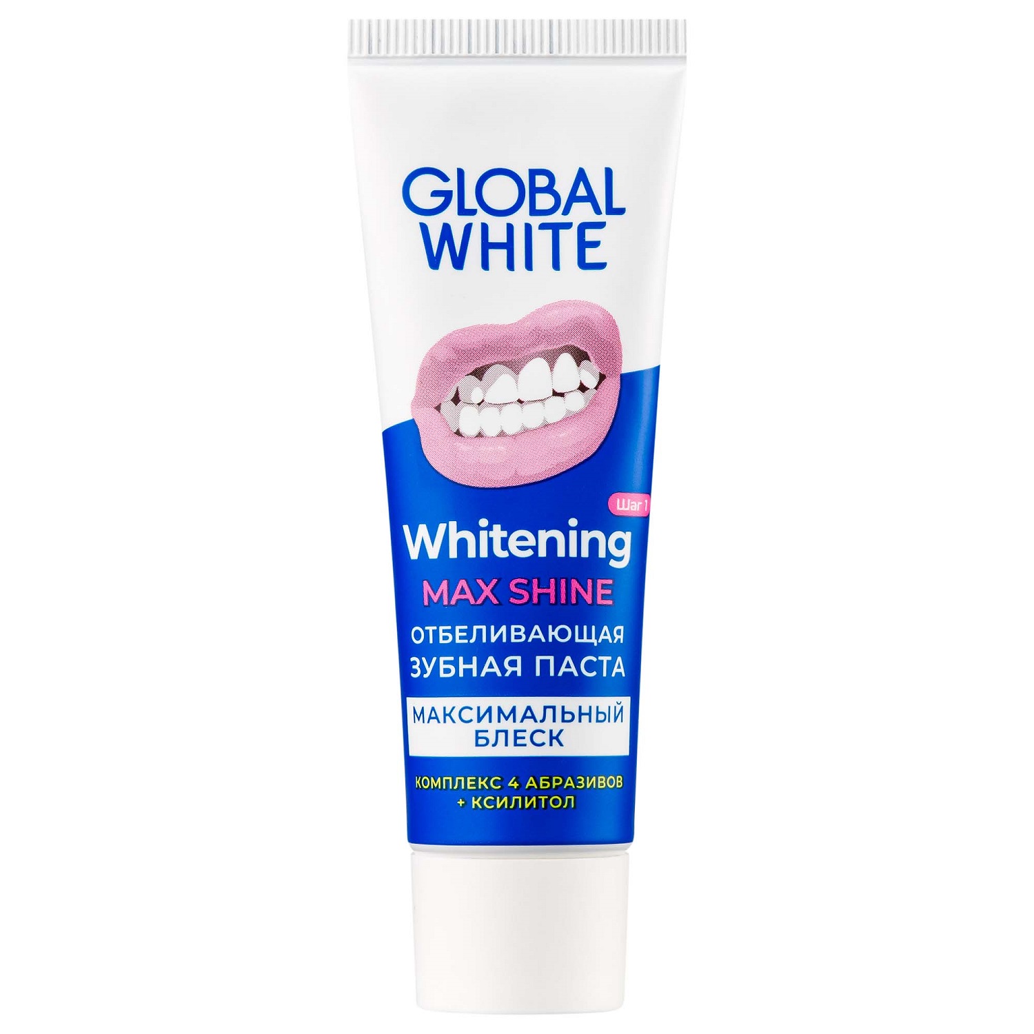 Global White Отбеливающая зубная паста Max Shine, 30 мл (Global White, Подготовка к отбеливанию)