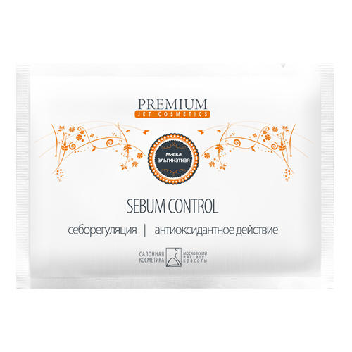 Премиум Маска альгинатная Sebum control, 1шт (Premium, Jet cosmetics) фото 0