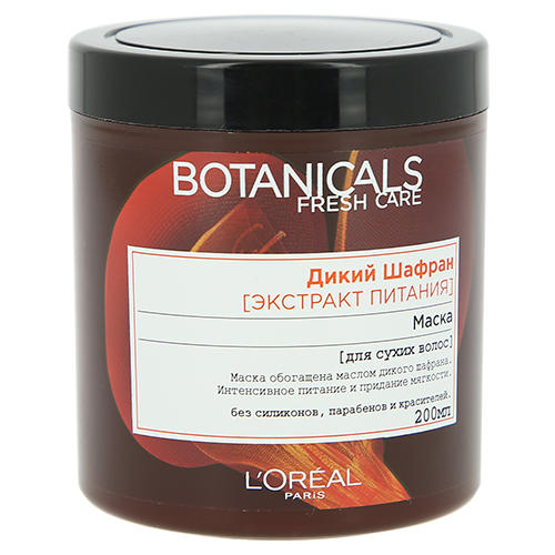 Лореаль Париж Маска для сухих волос Botanicals Safflower 200 мл (L'oreal Paris, Botanicals) фото 0