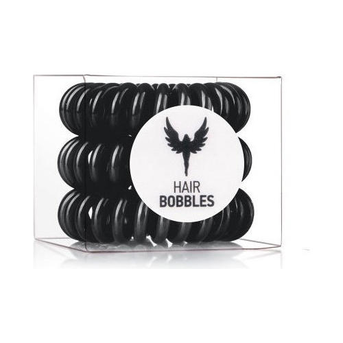 Резинка для волос Hair Bobbles Черная, 3 шт. (Hair Bobbles)