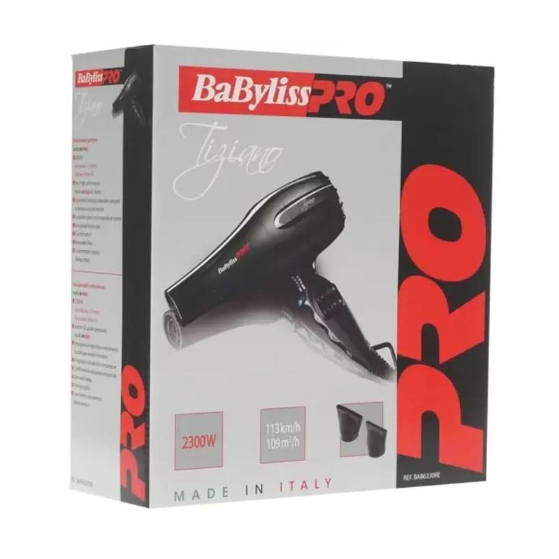 Babyliss Профессиональный фен Pro Tiziano BAB6330RE 2300w, черный. фото
