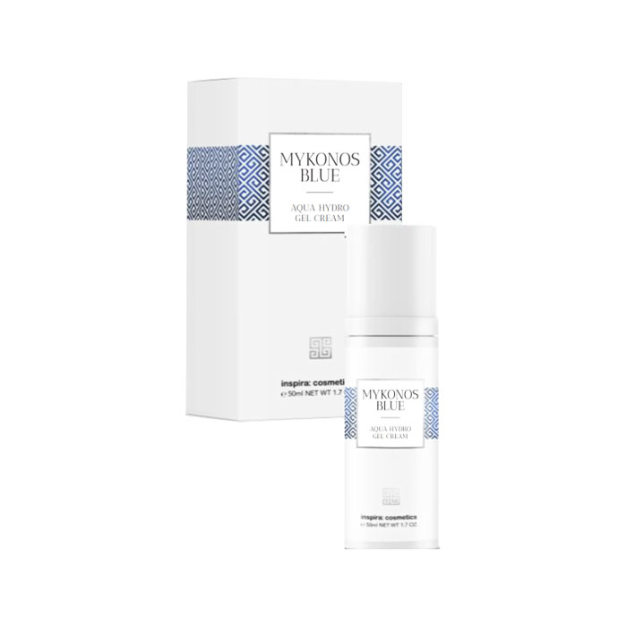 Инспира Косметикс Интенсивно увлажняющий гель-крем Aqua Hydro Gel Cream, 50 мл (Inspira Cosmetics, Mykonos Blue) фото 0